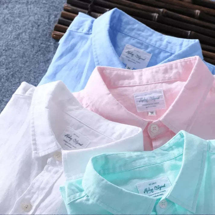 Men's Premium Line Linen Shirts (Pack Of 4)