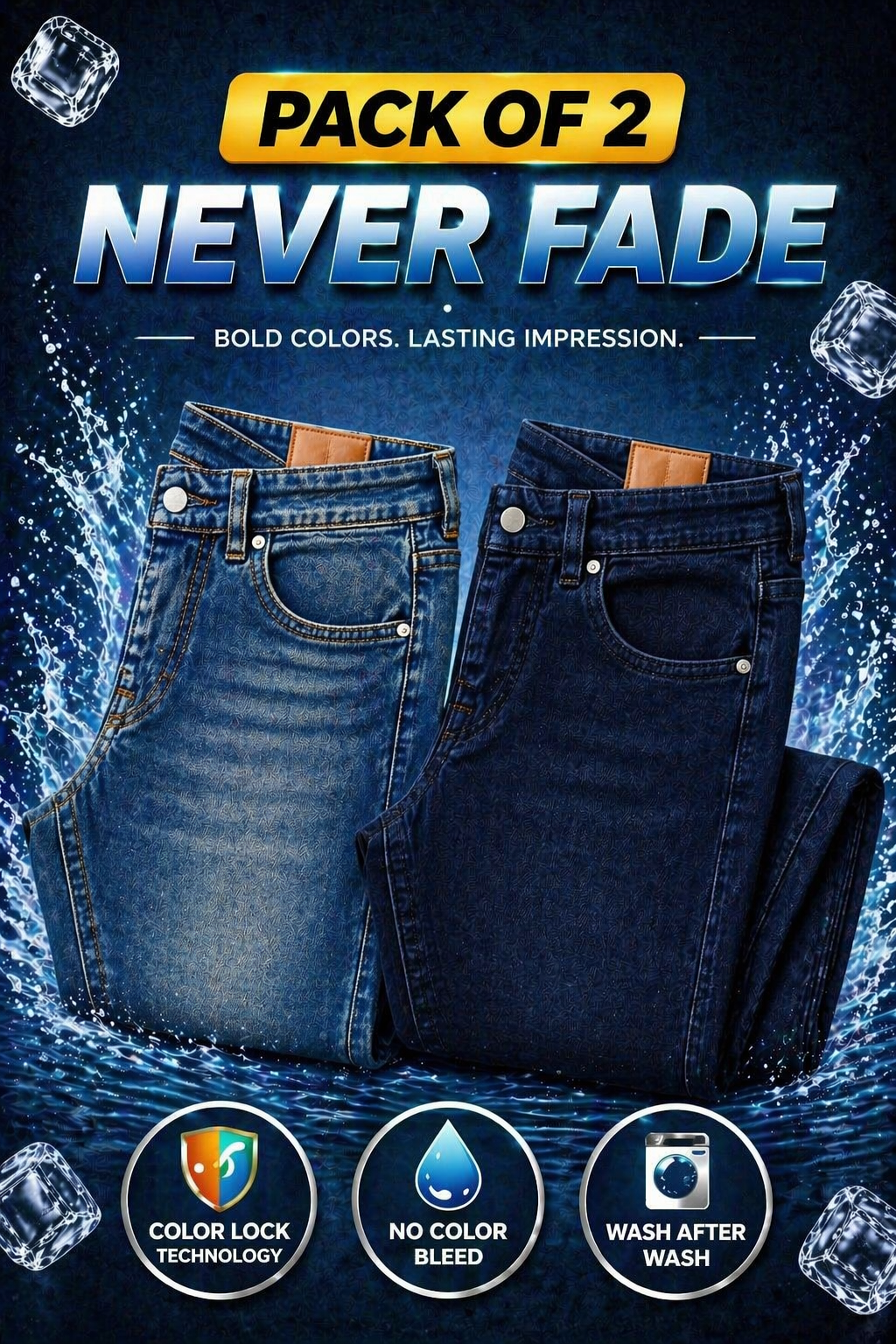 Premium Never Fade Denim Jeans