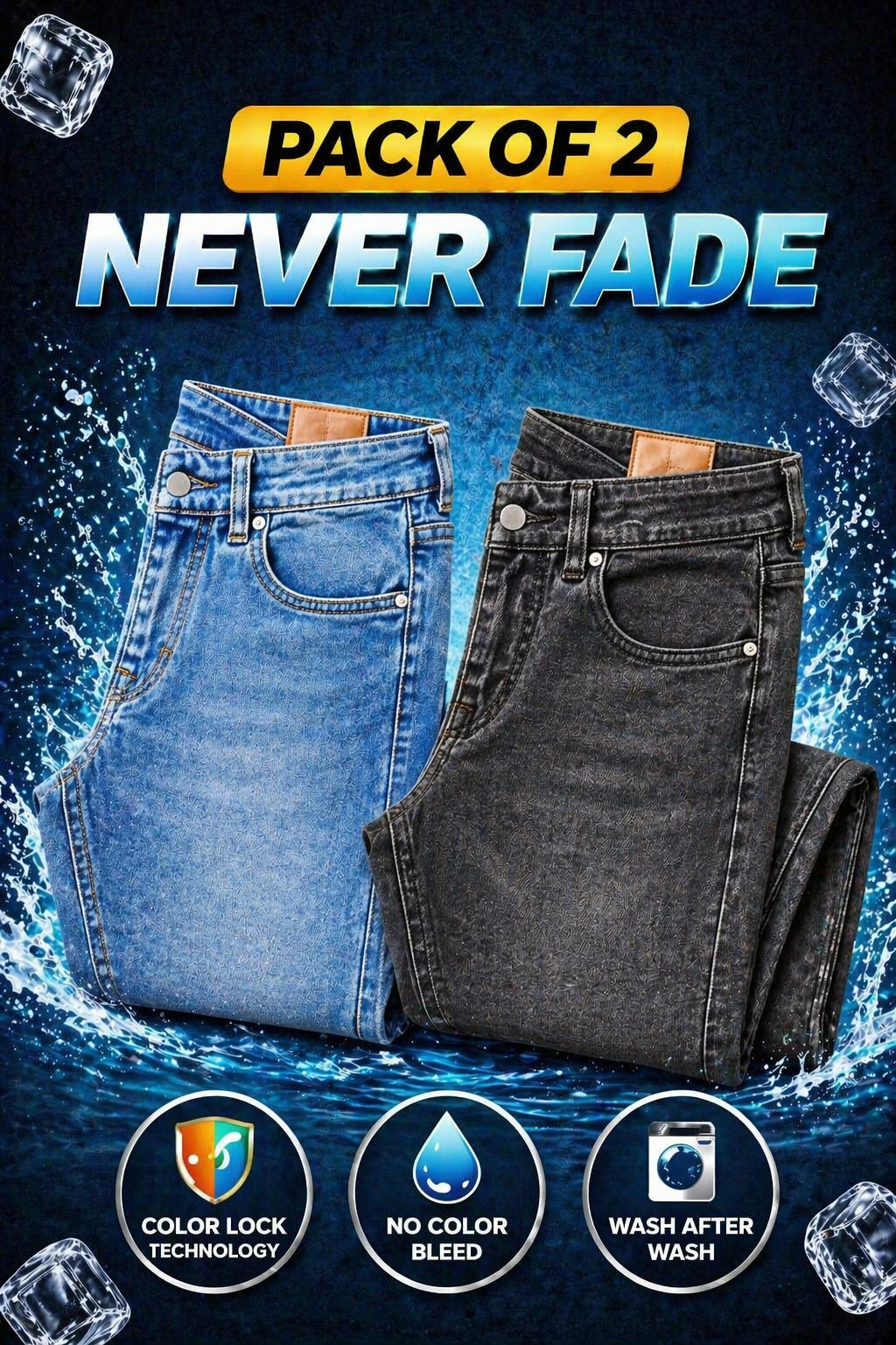 Premium Never Fade Denim Jeans