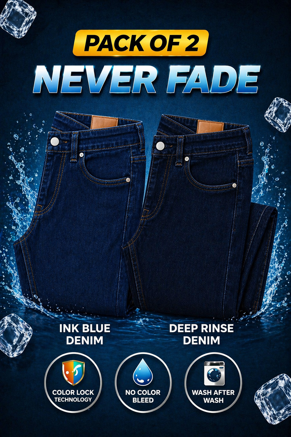 Premium Never Fade Denim Jeans