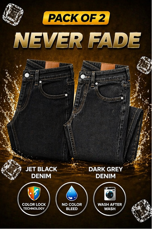Premium Never Fade Denim Jeans