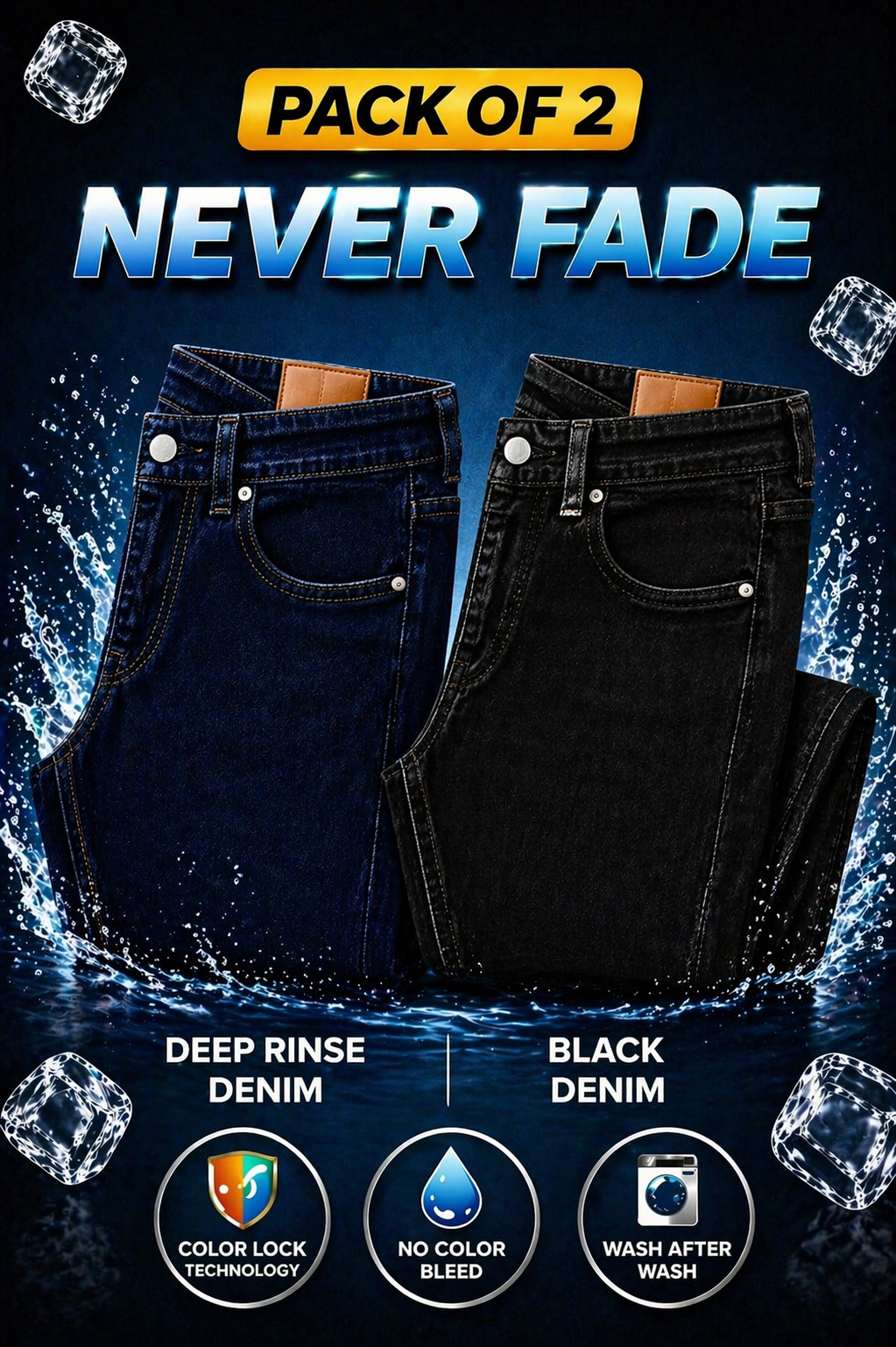 Premium Never Fade Denim Jeans