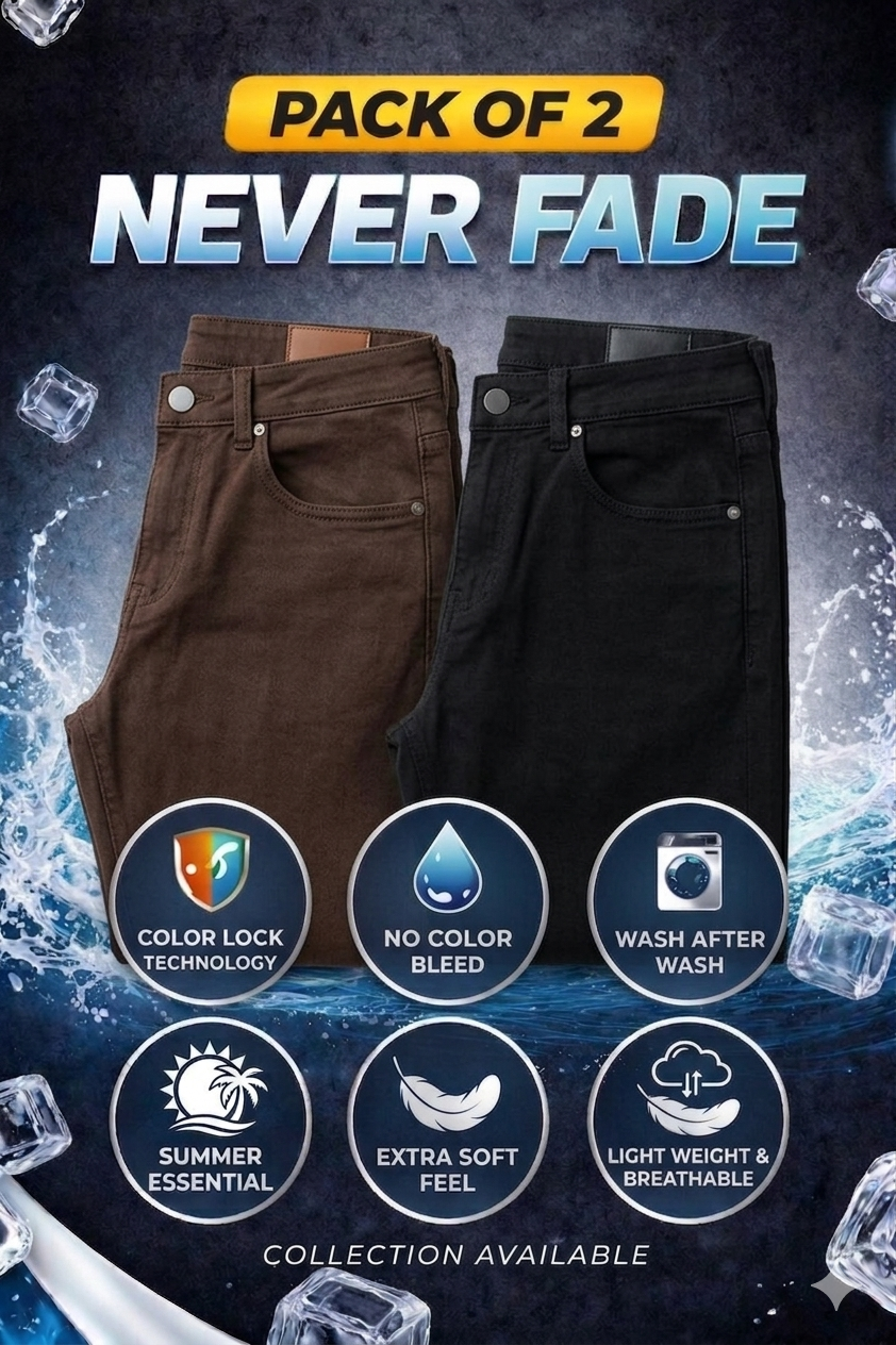 Premium Never Fade Denim Jeans