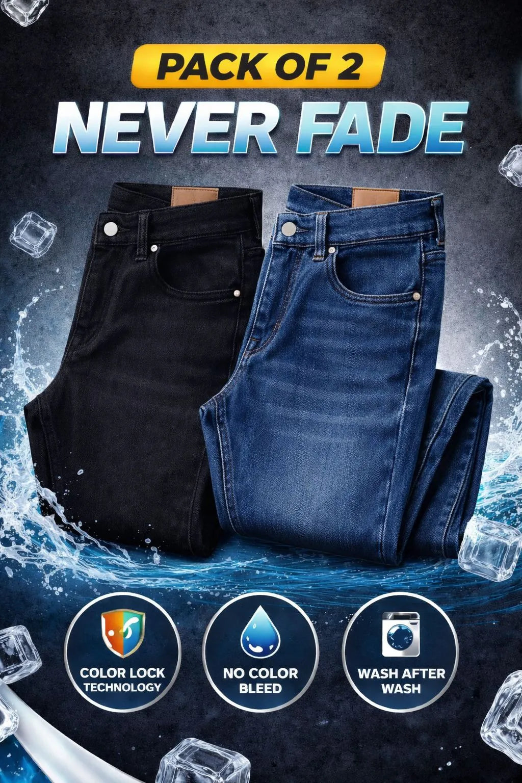 Premium Never Fade Denim Jeans