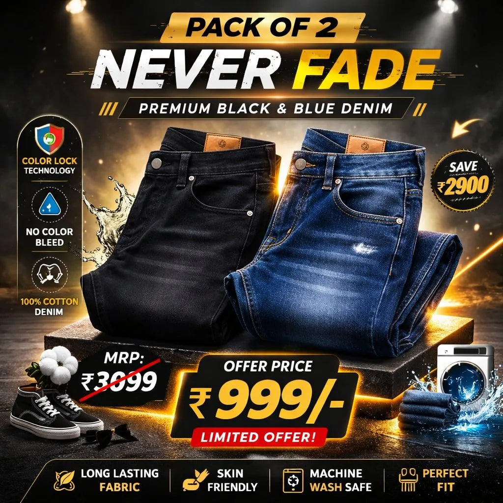 Premium Never Fade Denim Jeans